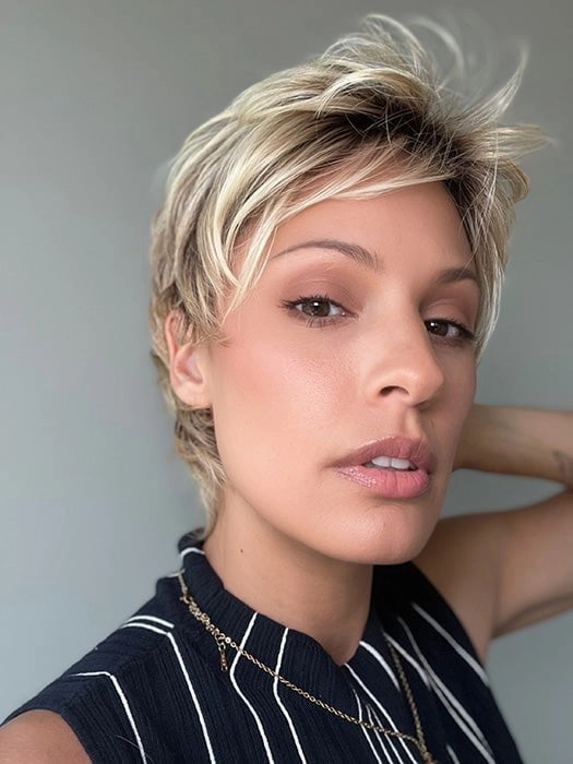 Swept Back Short Cut | Synthetic Wig (Basic)