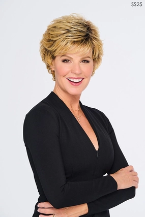 Swept Back Short Cut Wig by Hairdo | Heat Friendly Synthetic Hair | Average Cap
