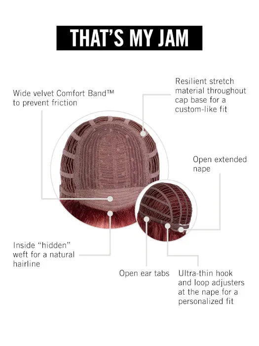 That's My Jam Wig by Hairdo. | Heat Friendly Synthetic